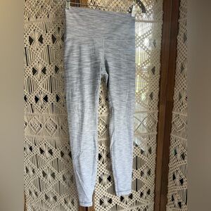 Lululemon Grey Wunder Under High-Waisted Leggings